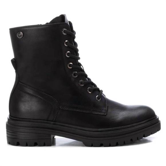 NEW XTI women's combat booties in black - Picture 1 of 5